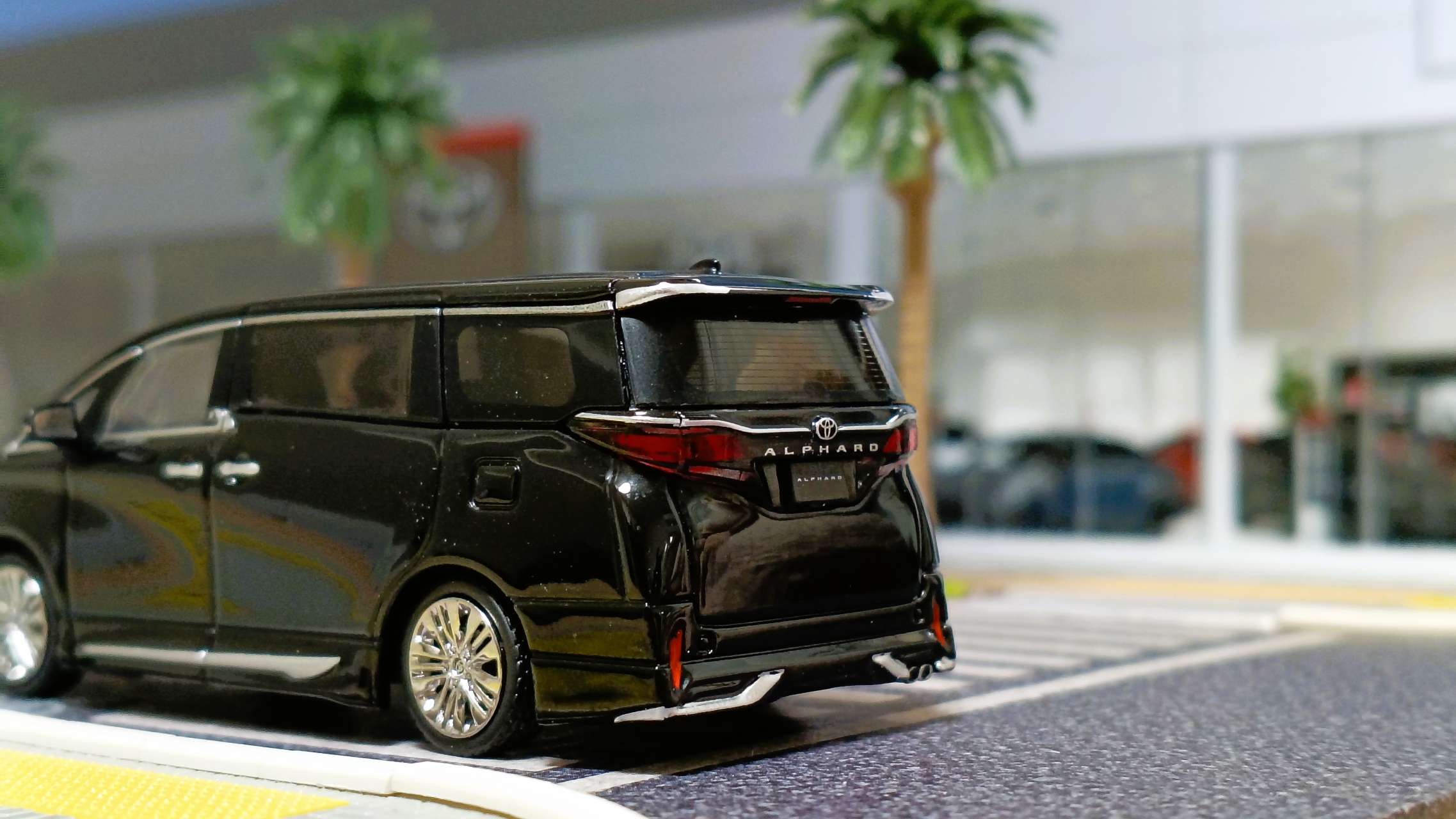 1/64 トヨタ アルファードZ H40W/純正オプション ブラック