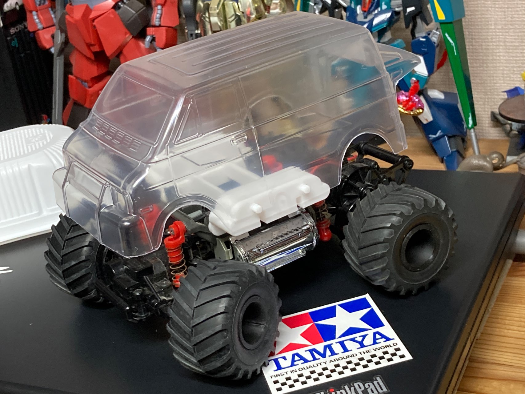 OP.1927 1/24RC ランチボックスミニ クリヤーボディパーツセット