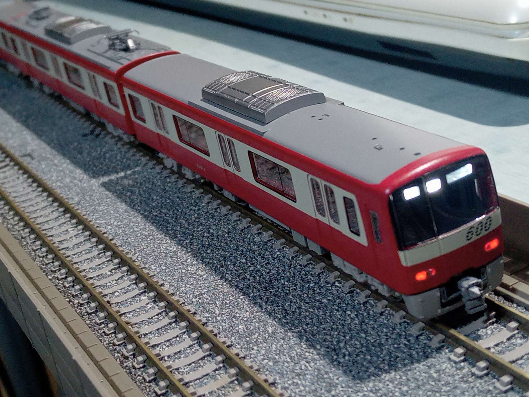 31844 京急600形(4次車・更新車・608編成)8両編成セット(動力付き)[グリーンマックス]《０７月予約》 N) 31844 京急600形（4次車・更新車・608編成）8両編成セット（動力