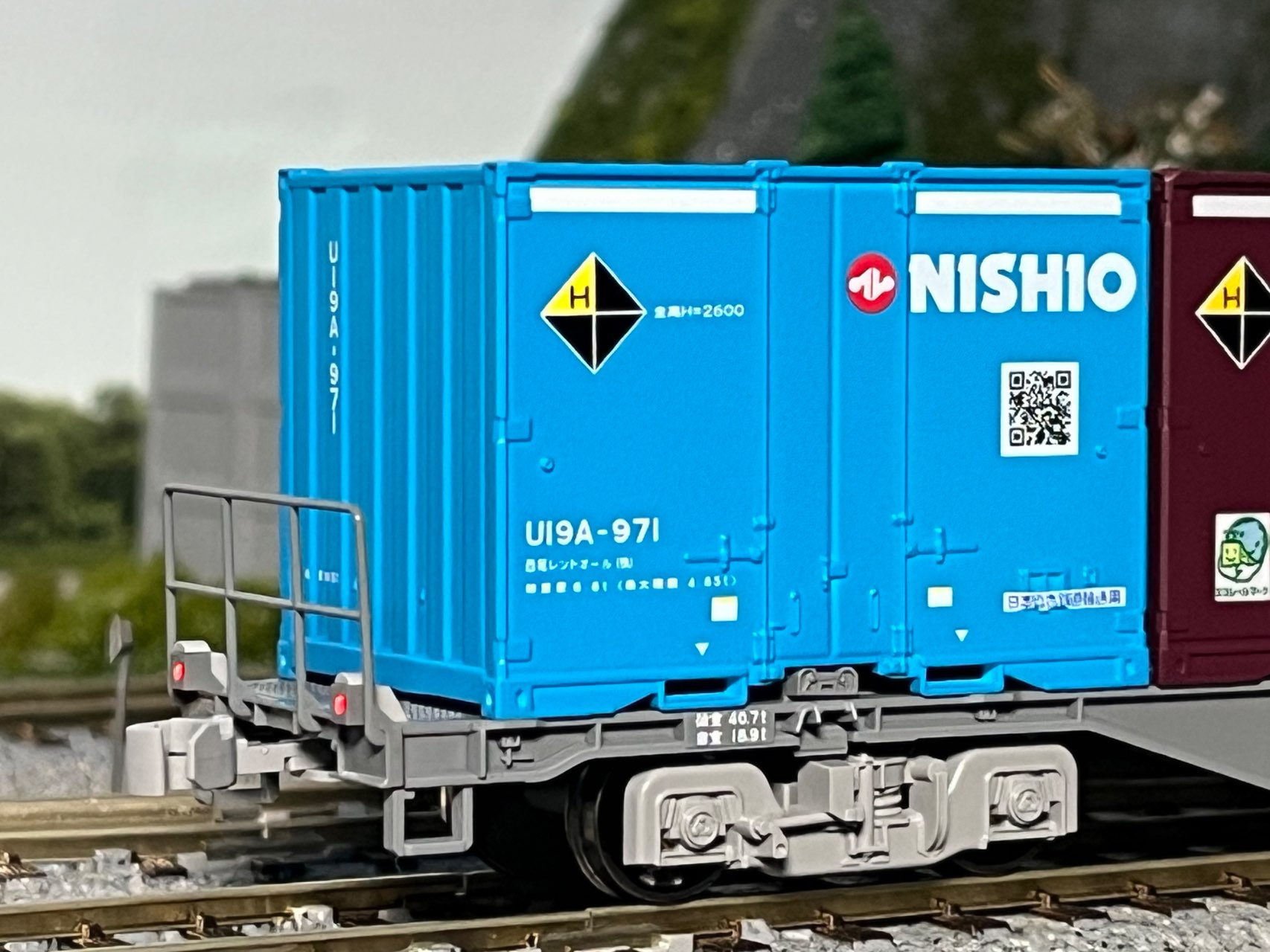 HO) HO-744 JR貨車 コキ106形（新塗装・コンテナなし・テールライト付
