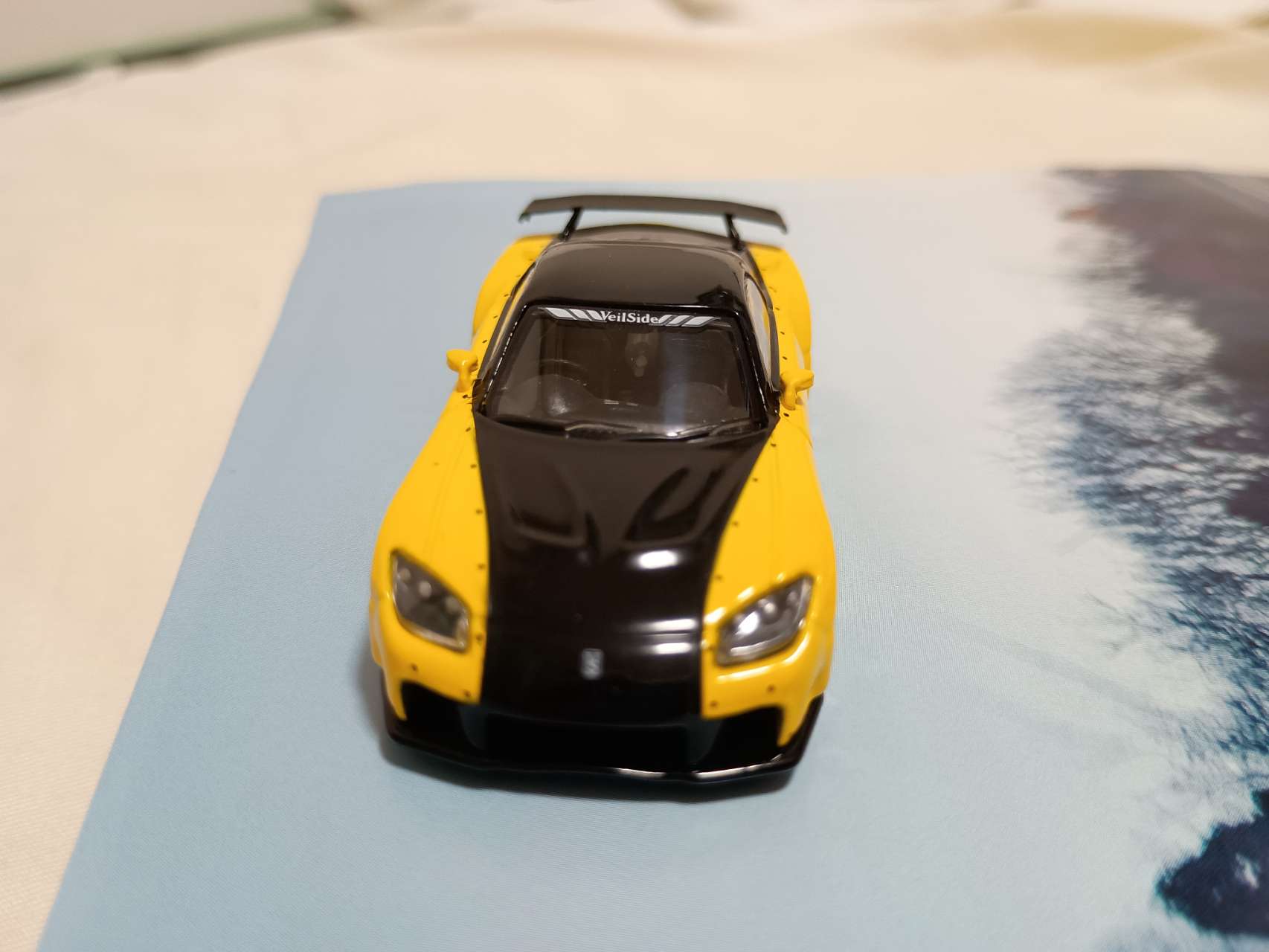 1/64 Mazda RX-7 VeilSide Fortune7 Yellow/Black【T64G-075-YE