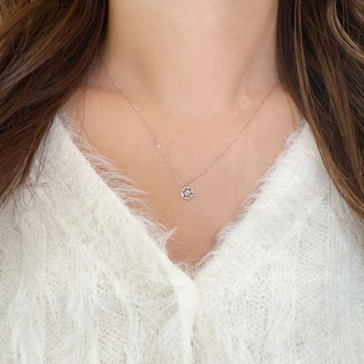 K10ホワイトゴールド ネックレス | 112546123201 | 【公式】4