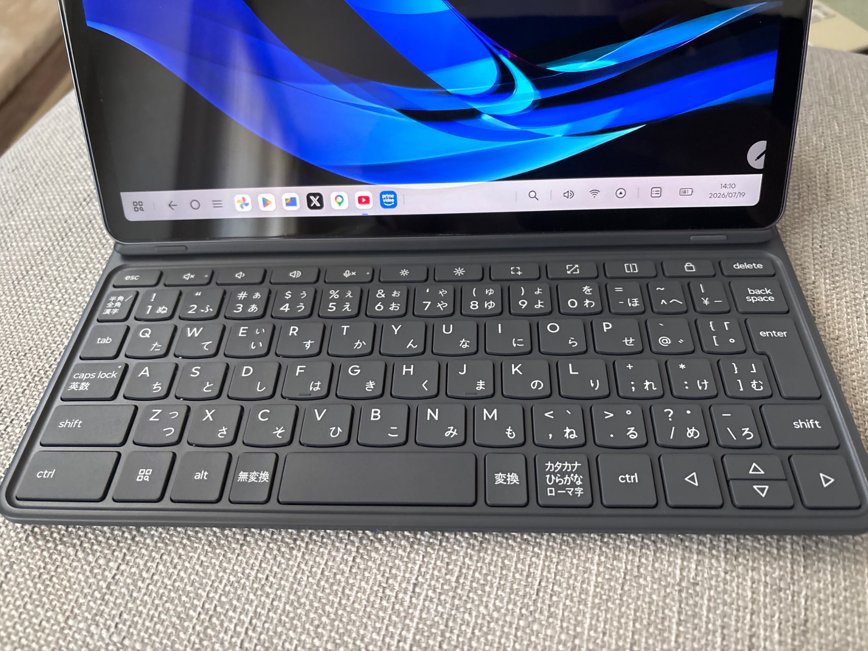 LAVIE Tab T11用 スタンドカバー付きキーボード | NEC | PC-AC-AD059C