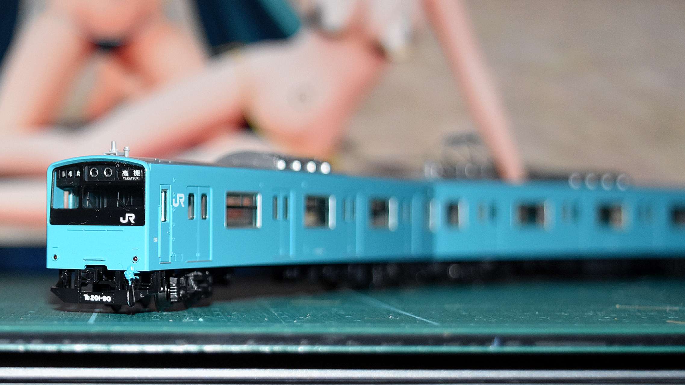 N) 98855 JR 201系通勤電車（JR西日本30N更新車・スカイブルー）セット