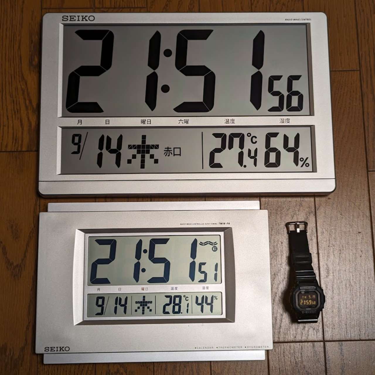 電波置き掛け兼用時計 | セイコー | SQ433S | Joshin webショップ 通販