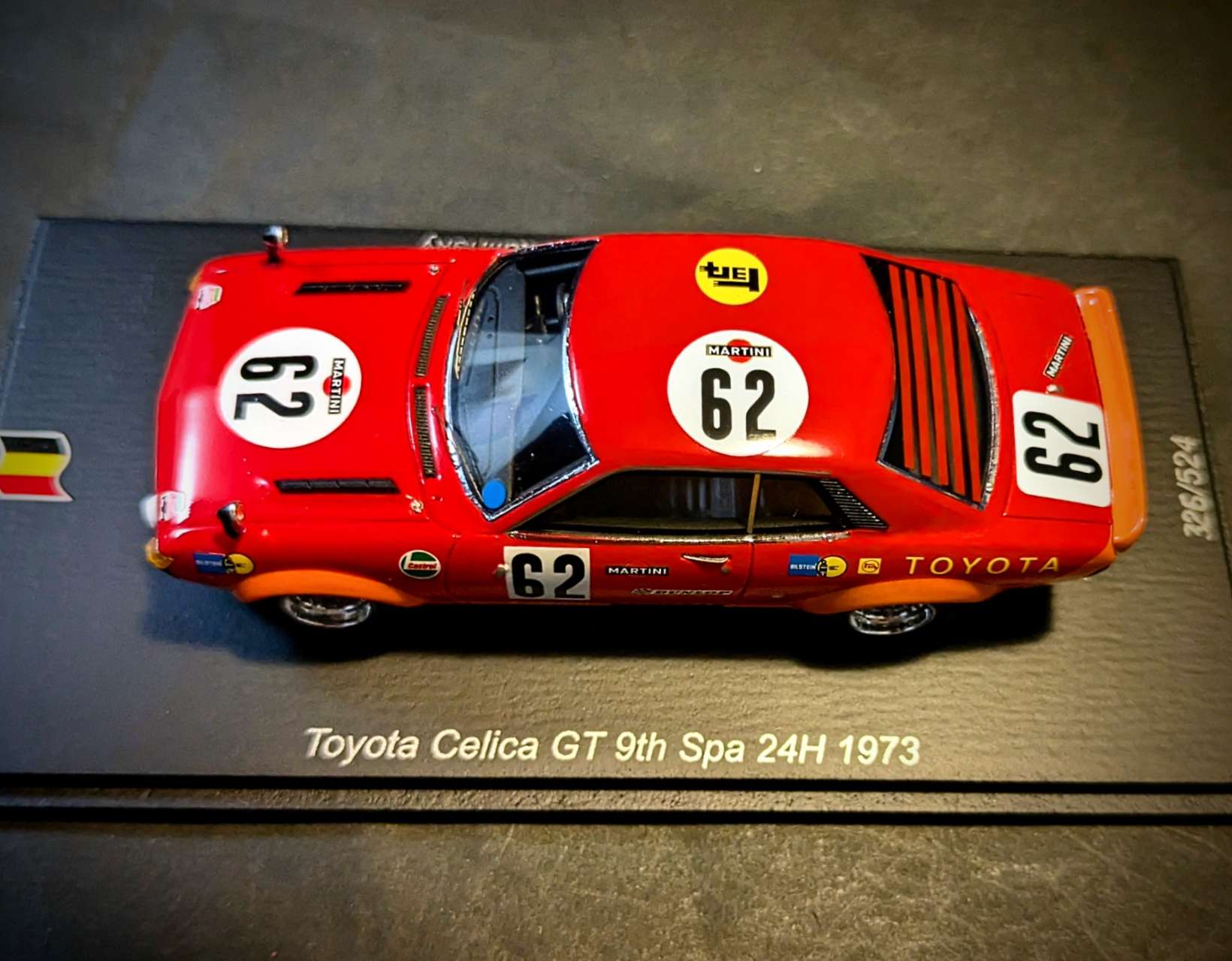 1/43 Toyota Celica GT No.62 24H Spa 1973【100SPA05】 | スパーク