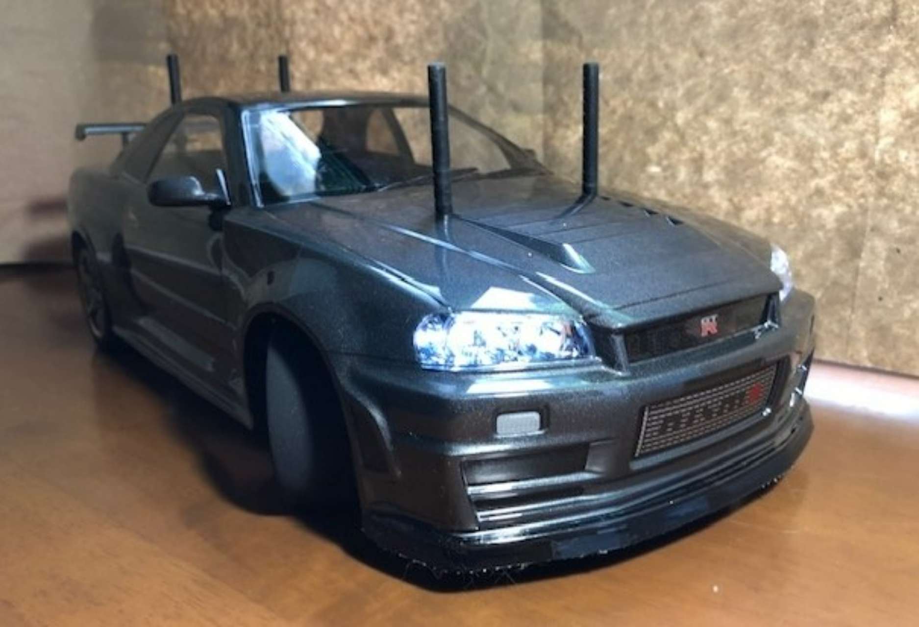 SP.1246 ニスモ R34 GT-R Zチューン スペアボディ: RCモデル