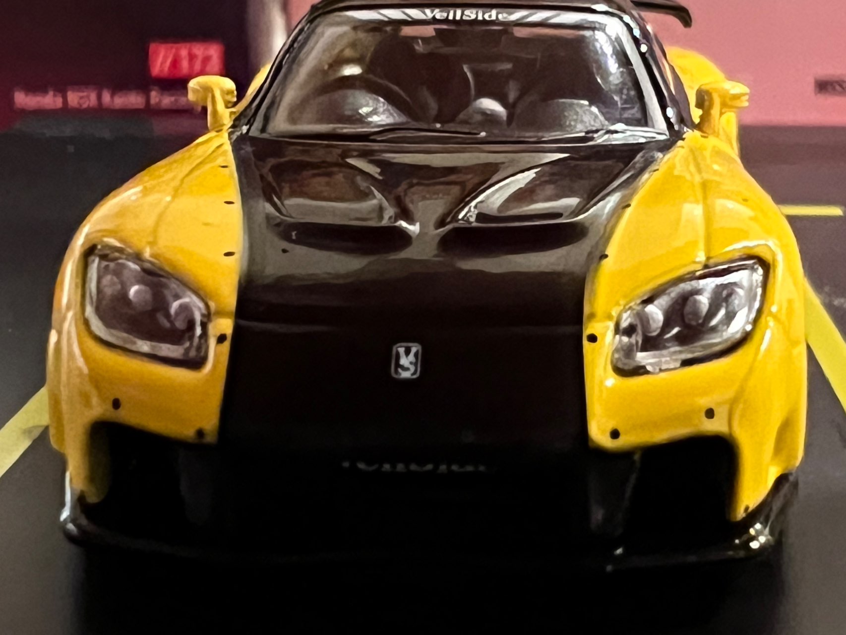 1/64 Mazda RX-7 VeilSide Fortune7 Yellow/Black【T64G-075-YE