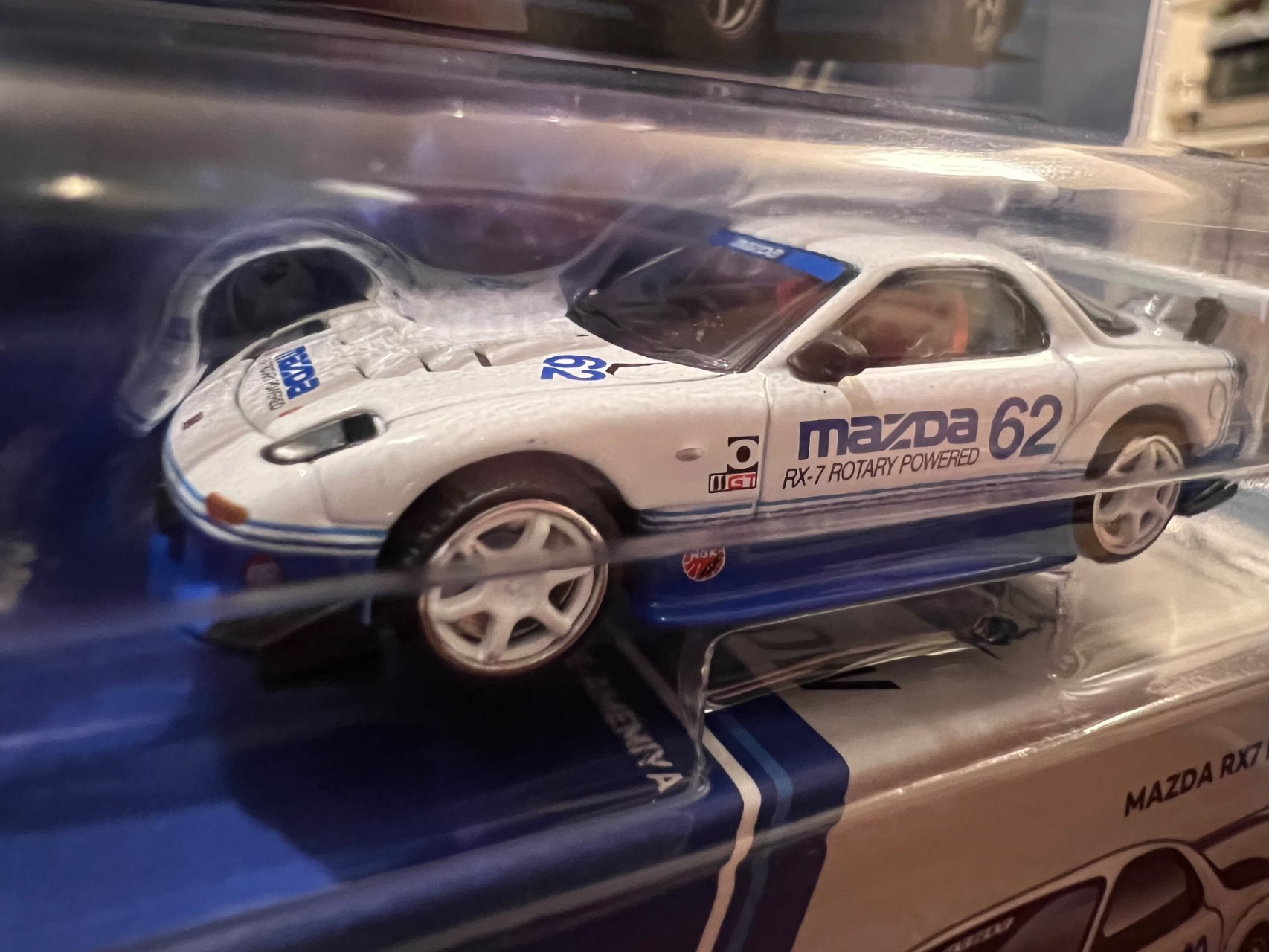 1/64 マツダ RX-7 （FD3S） ブルー/ホワイト【PRE021】 | POP