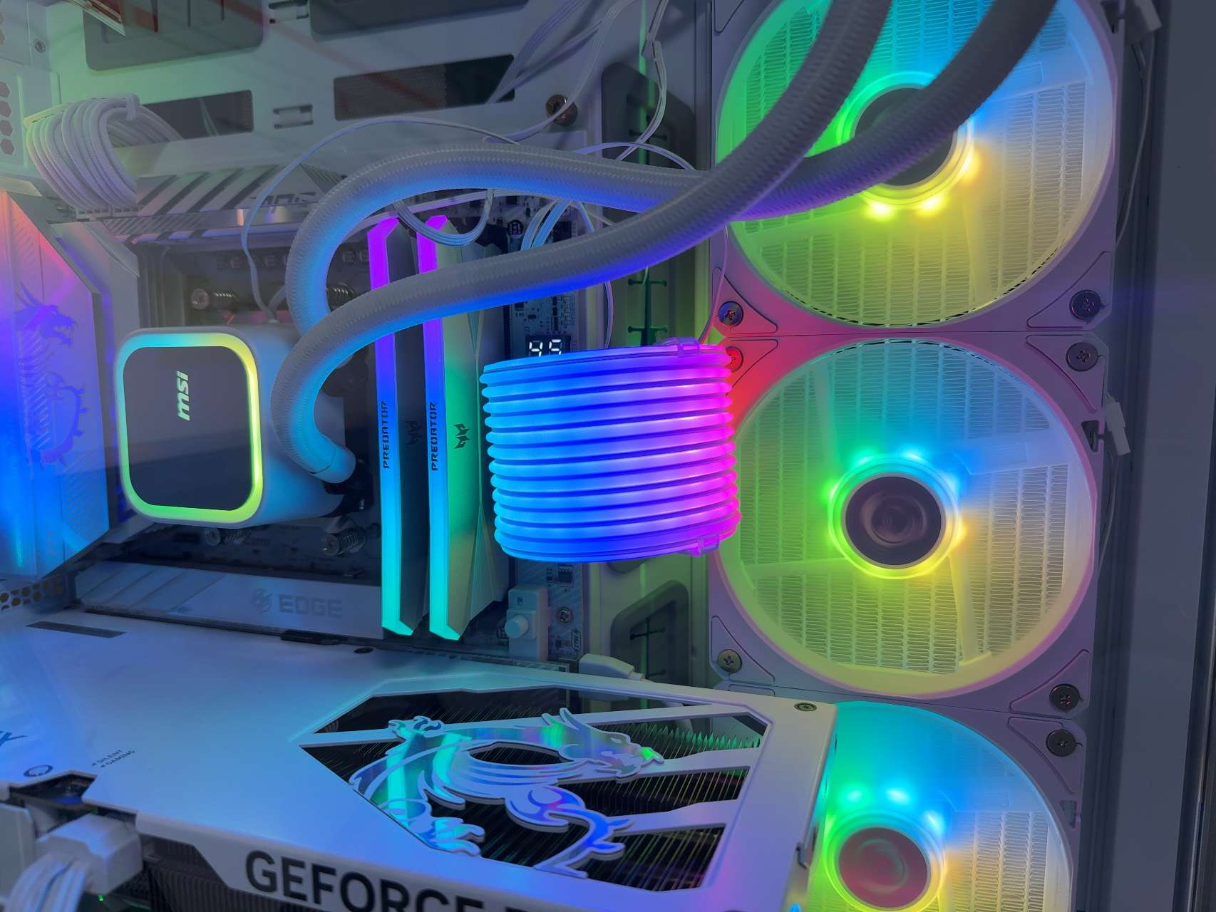 CPUクーラー MAG CORELIQUID A13 360 WHITE（ホワイト） | MSI 