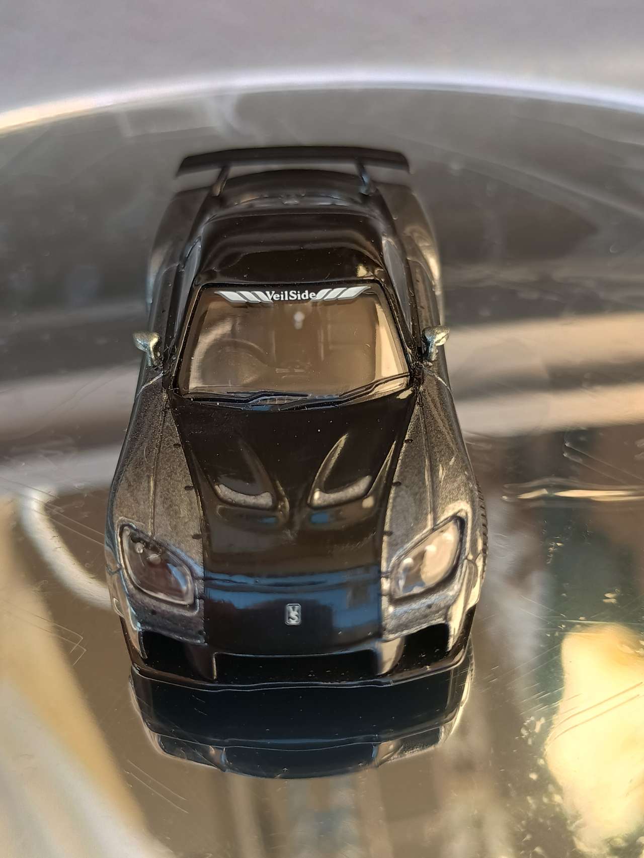 1/64 Mazda RX-7 VeilSide Fortune7 Grey metallic / Black【T64G-075