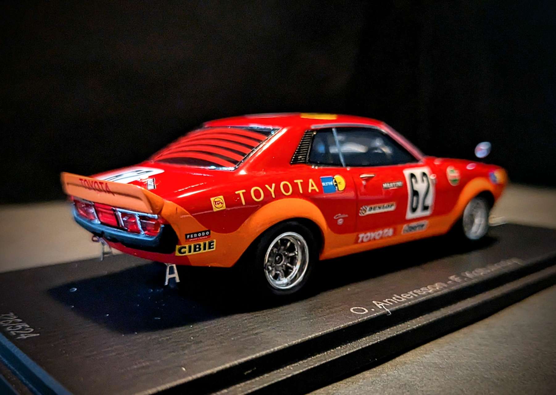 1/43 Toyota Celica GT No.62 24H Spa 1973【100SPA05】 | スパーク