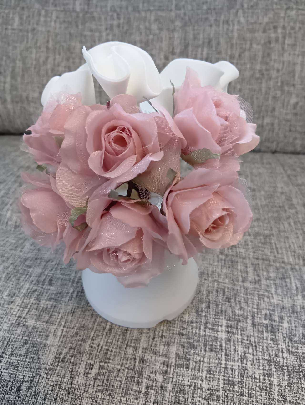 アートフラワー エアリー ローズブーケ S ピンク | Francfranc（フラン