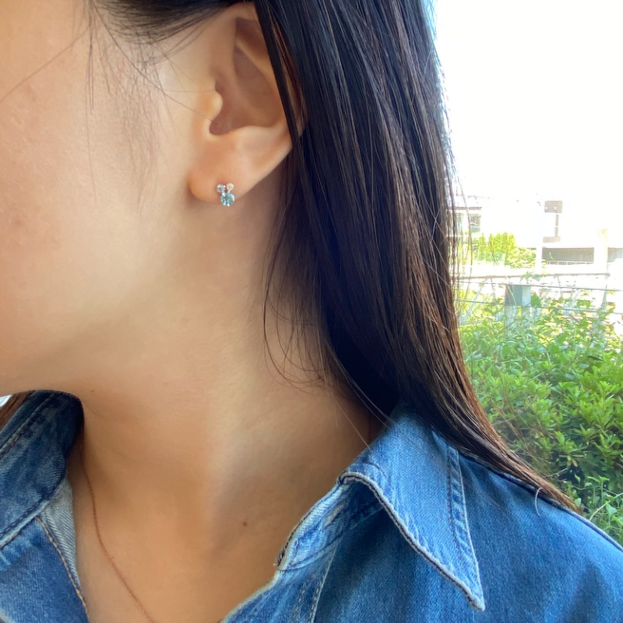 【両耳用】4℃ ヨンドシー ピアス K10 ホワイトゴールド K10ホワイトゴールド ピアス | 112046153209 | 【公式】4