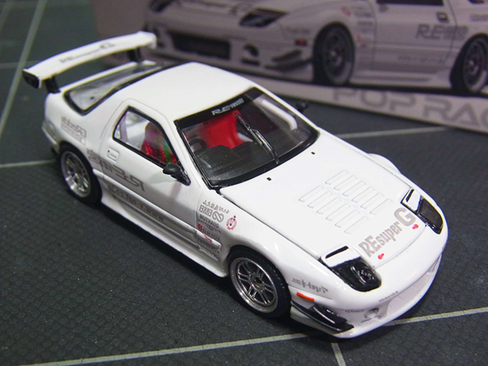1/64 マツダ RX-7（FC3S） RE雨宮 - ホワイト-【PR640260】 | POP