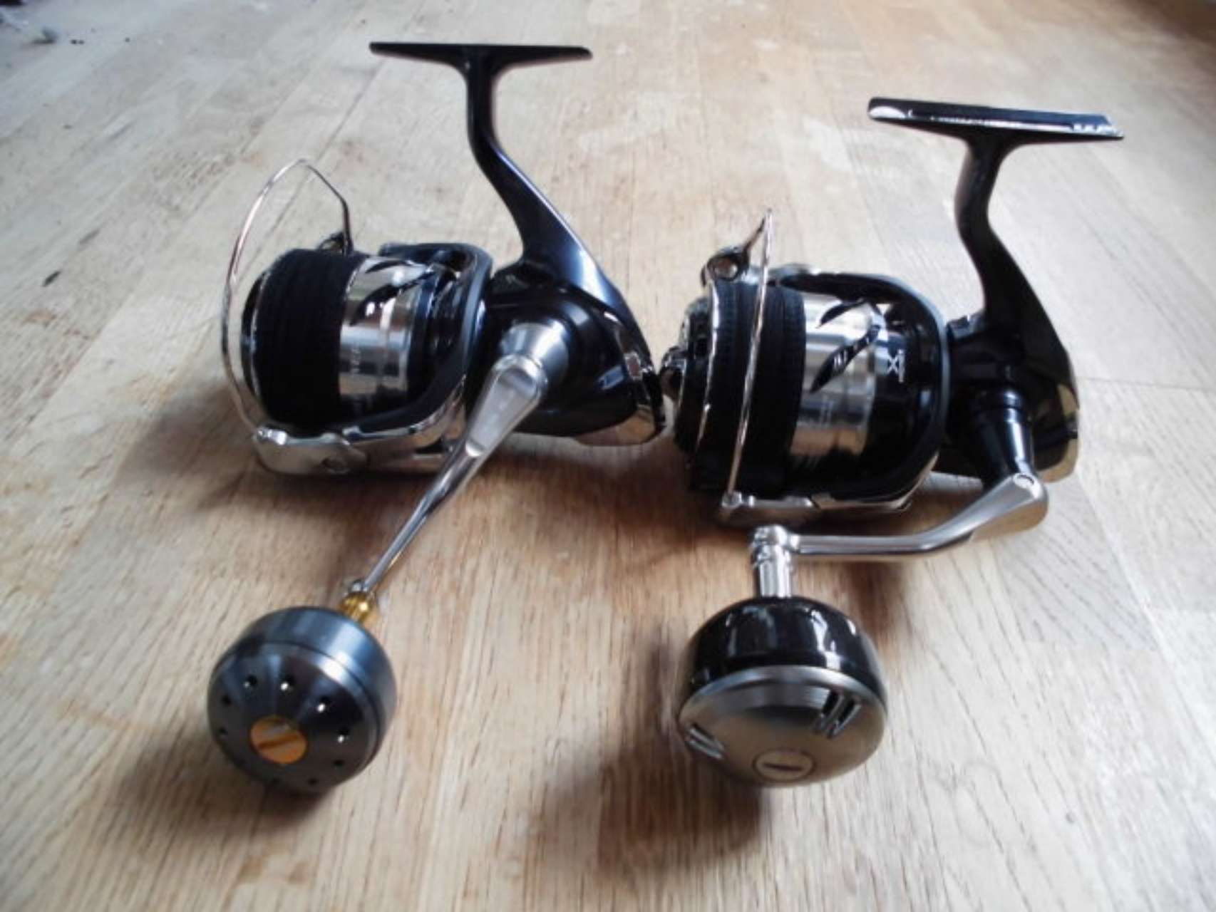 夢屋 アルミラウンド型 パワーハンドルノブ TYPE B SHIMANO