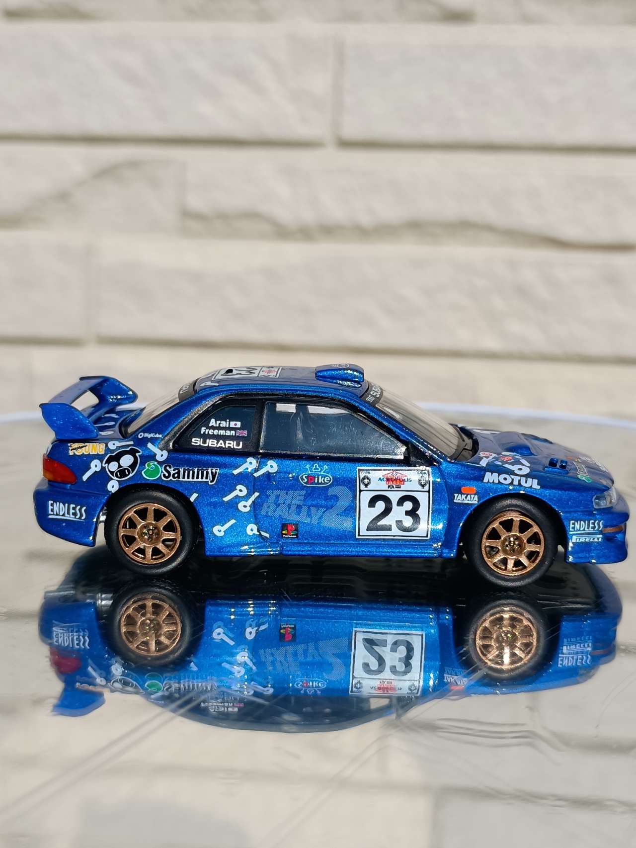 1/64 スバル インプレッサ WRC99 アクロポリス・ラリー 2000 #23(左