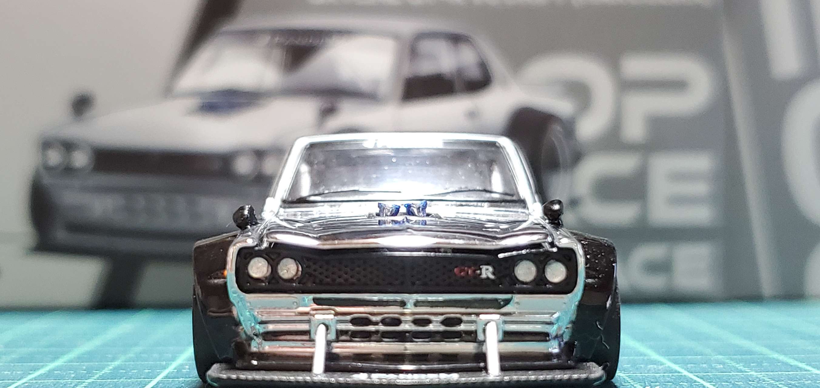 1/64 スカイライン GT-R V8 ドリフト（ハコスカ）シルバークローム
