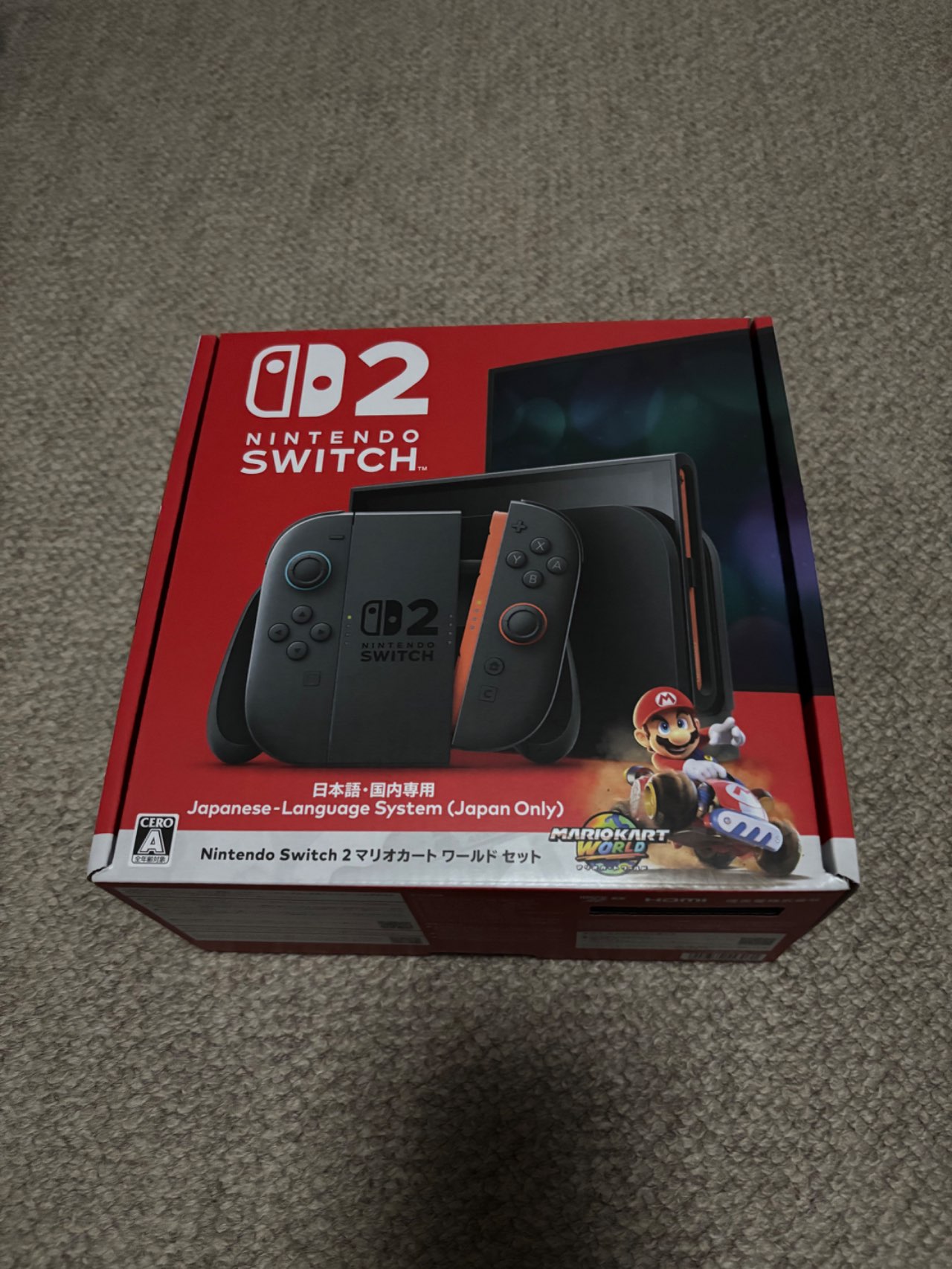 Nintendo Switch 2 本体 （日本語・国内専用） マリオカート ワールド