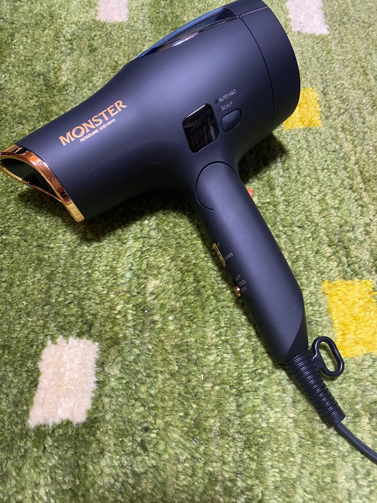 新品★ヘアードライヤー★10点セット ヘアードライヤー（ブラック） | コイズミ | KHD-W910/K