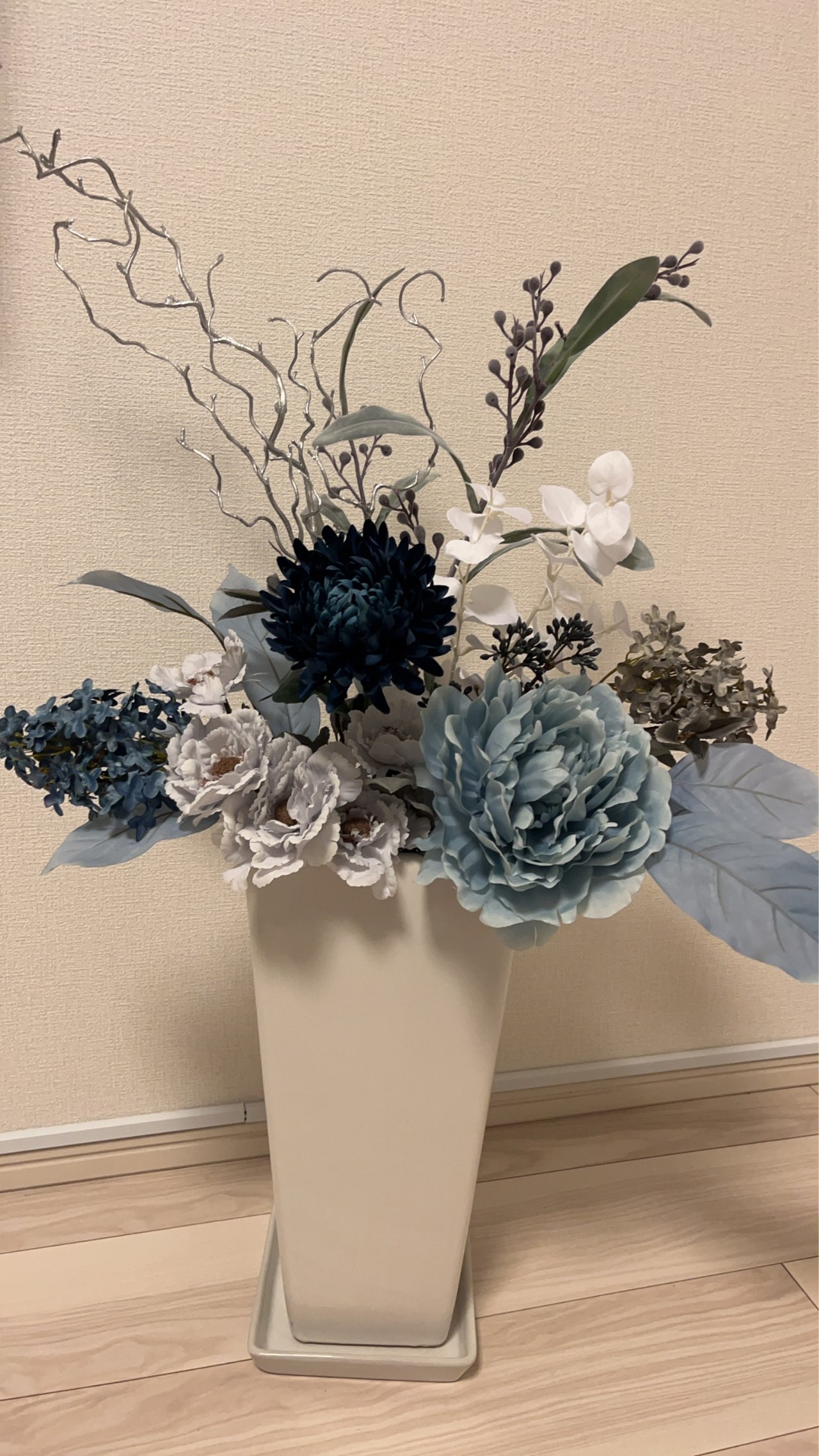 ブーケ ピオニーリーフミックス ブルー | Francfranc（フランフラン