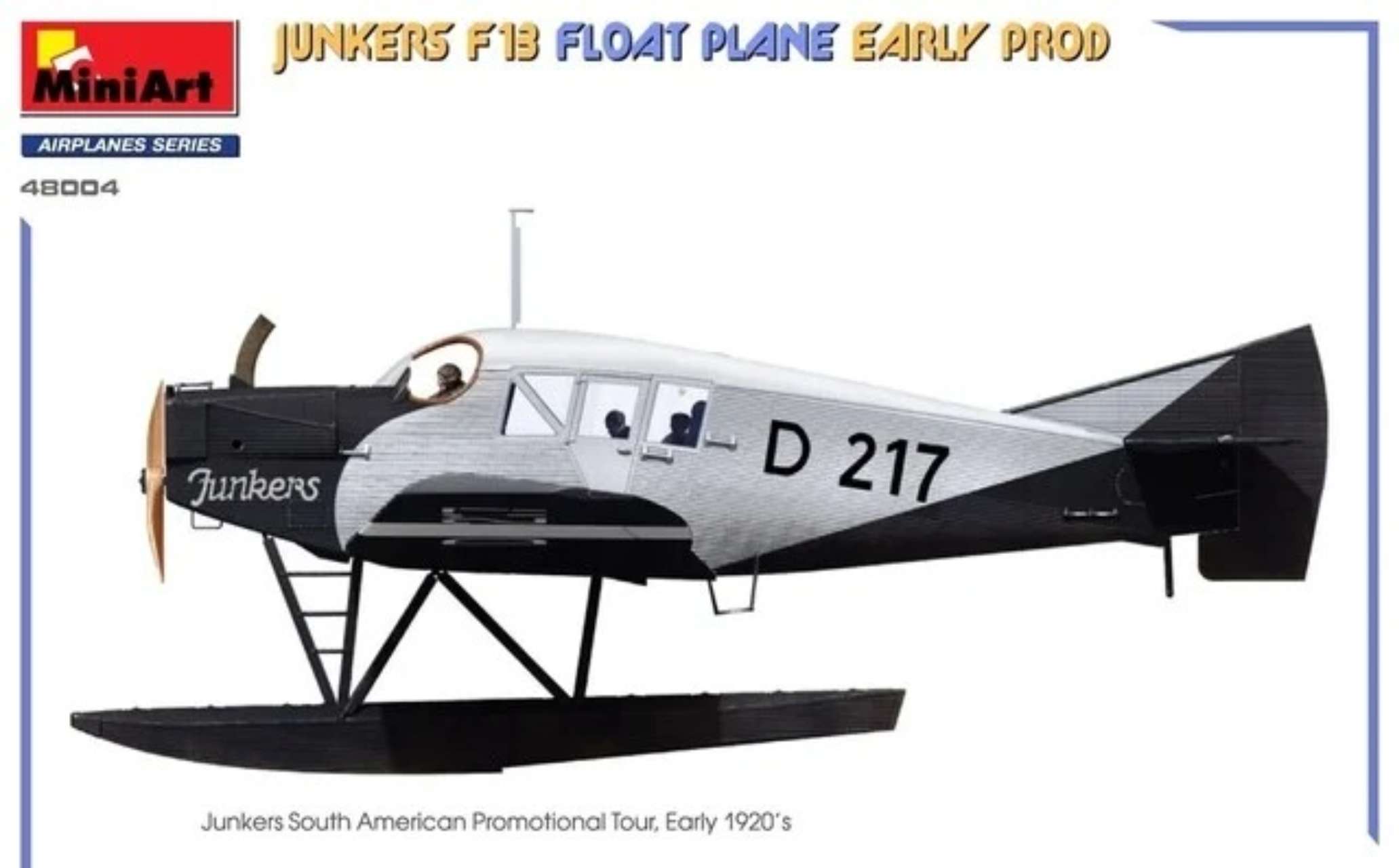 1/48 MAユンカースF13 水上飛行機 初期型【MA48004】 | ミニ