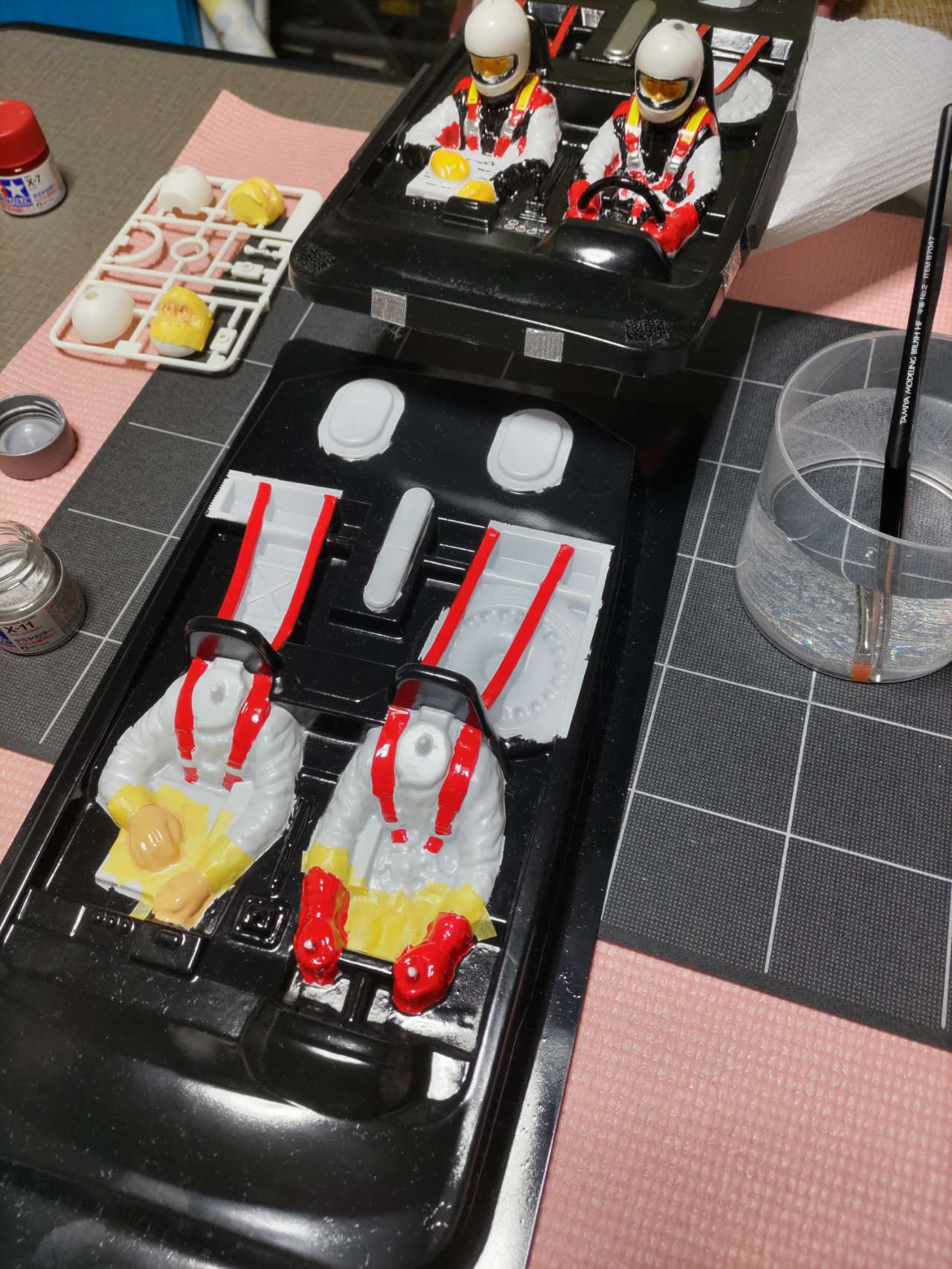 OP.1491 1/10RC ラリーカー コックピットセット【54491