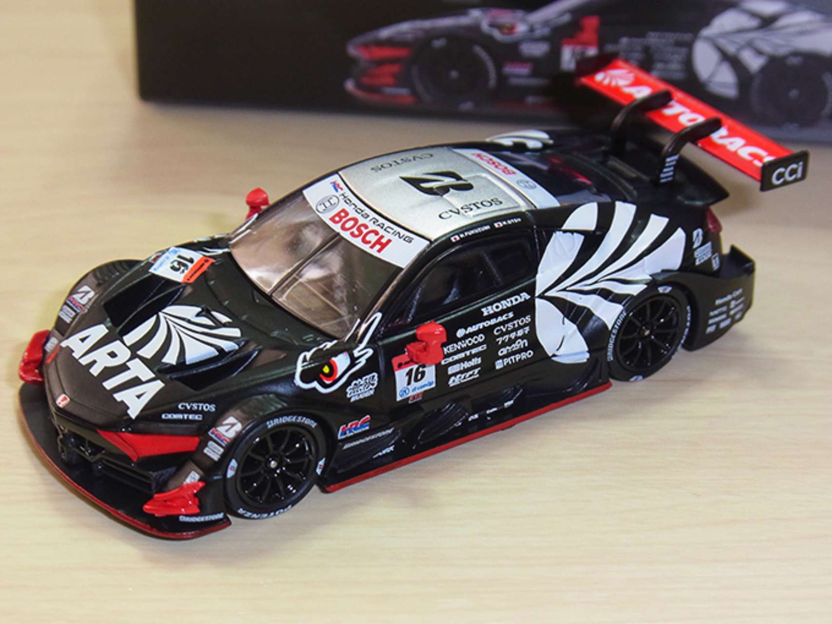 1/64 Honda NSX-GT Type S GT500 SUPER GTシリーズ 2023 #16 