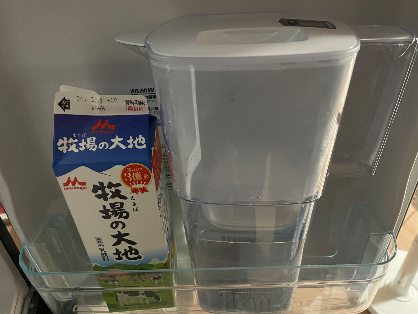 ポット型浄水器 「リクエリ」 ろ過水容量：1.15L(全容量：2.2L) 有機