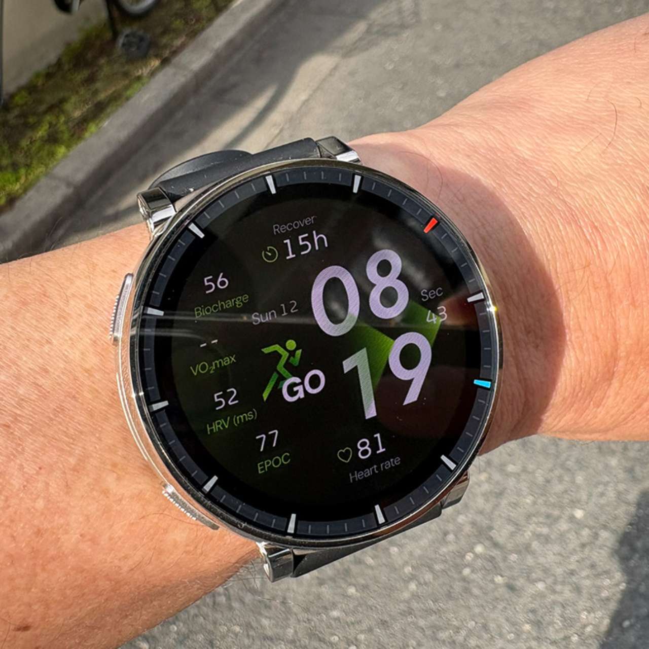 AMAZFIT Active 3 Premium アペックスシルバー スマートウォッチ 