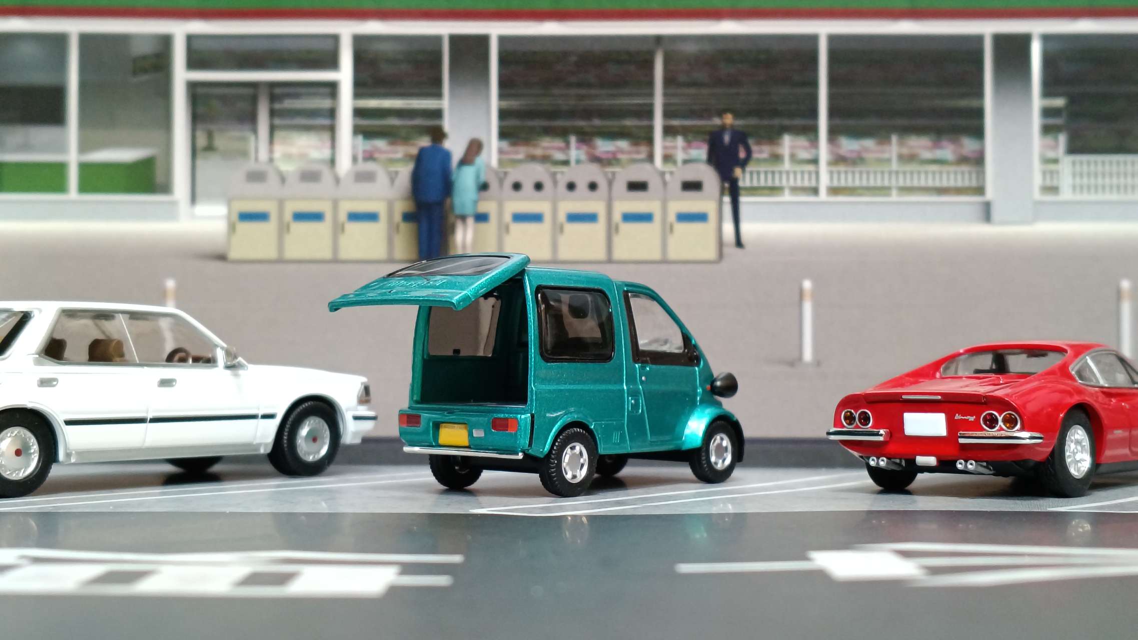 2セット 1/64 LV-N362a ダイハツ ミゼットII カーゴR Type（エメラルドグリーン