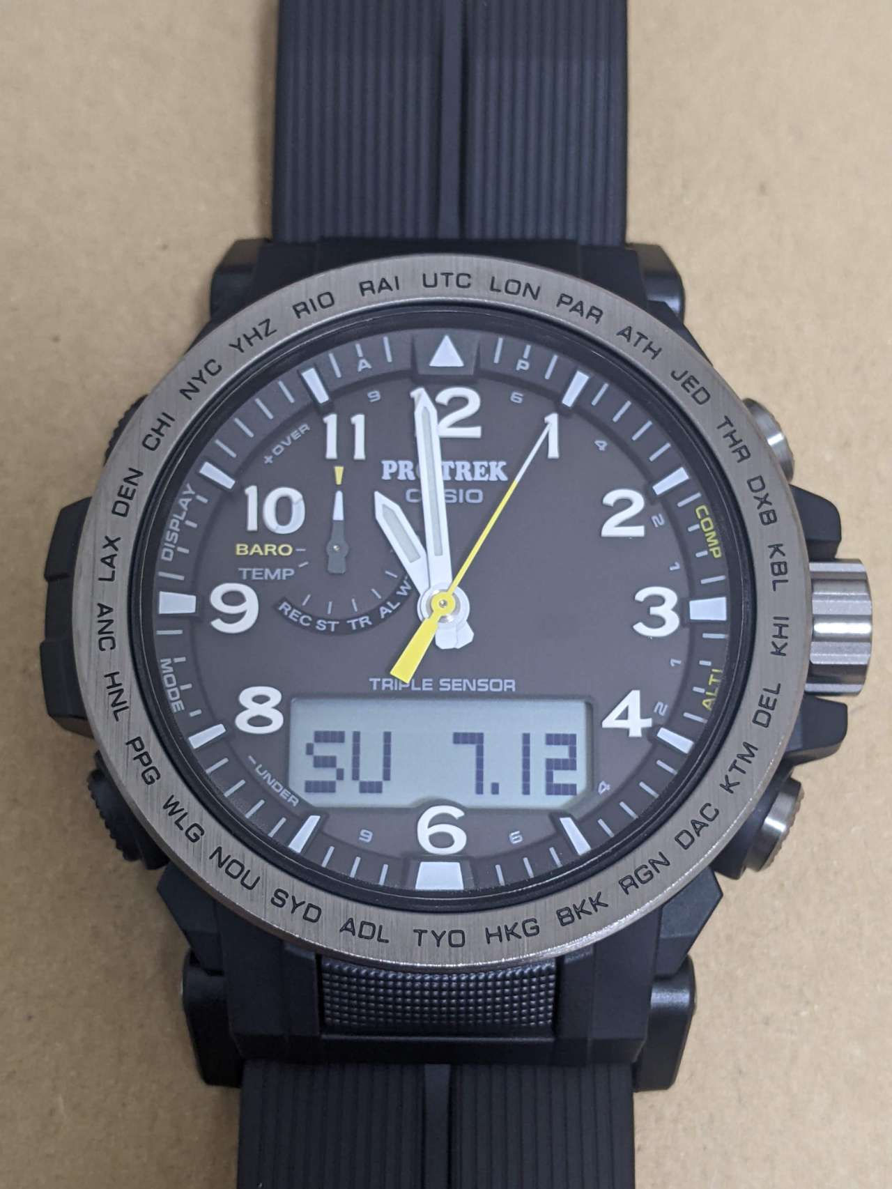 国内正規品】PROTREK Climber Line | カシオ | PRW-51Y-1JF | Joshin