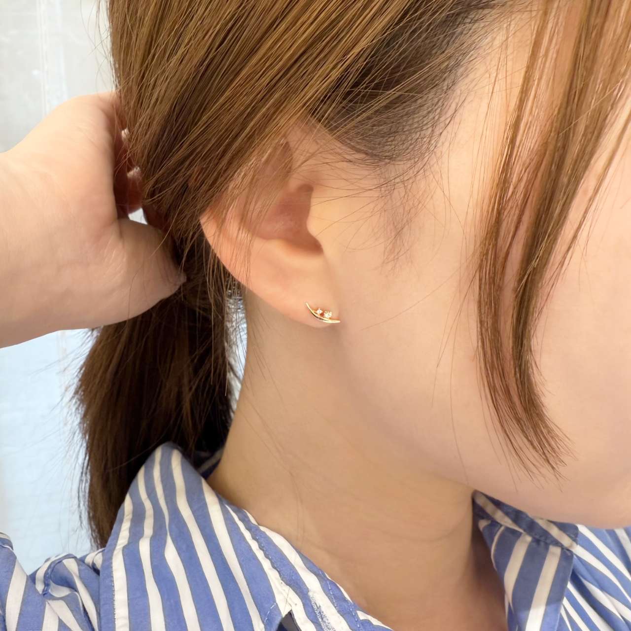 K7イエローゴールド ピアス | 152548253001 | 【公式】Canal4