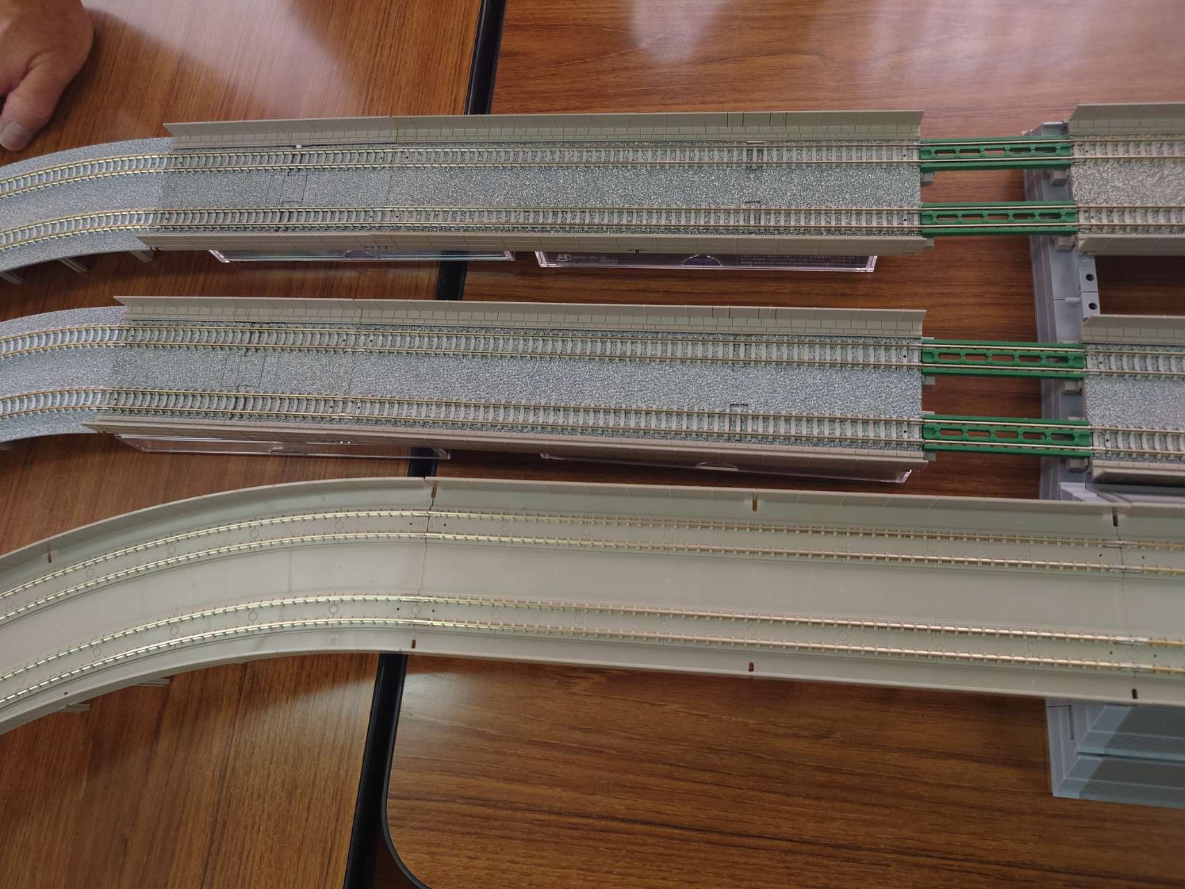 N) 1067 ファイントラック 複線スラブレールDS280-SL(F) 2本入