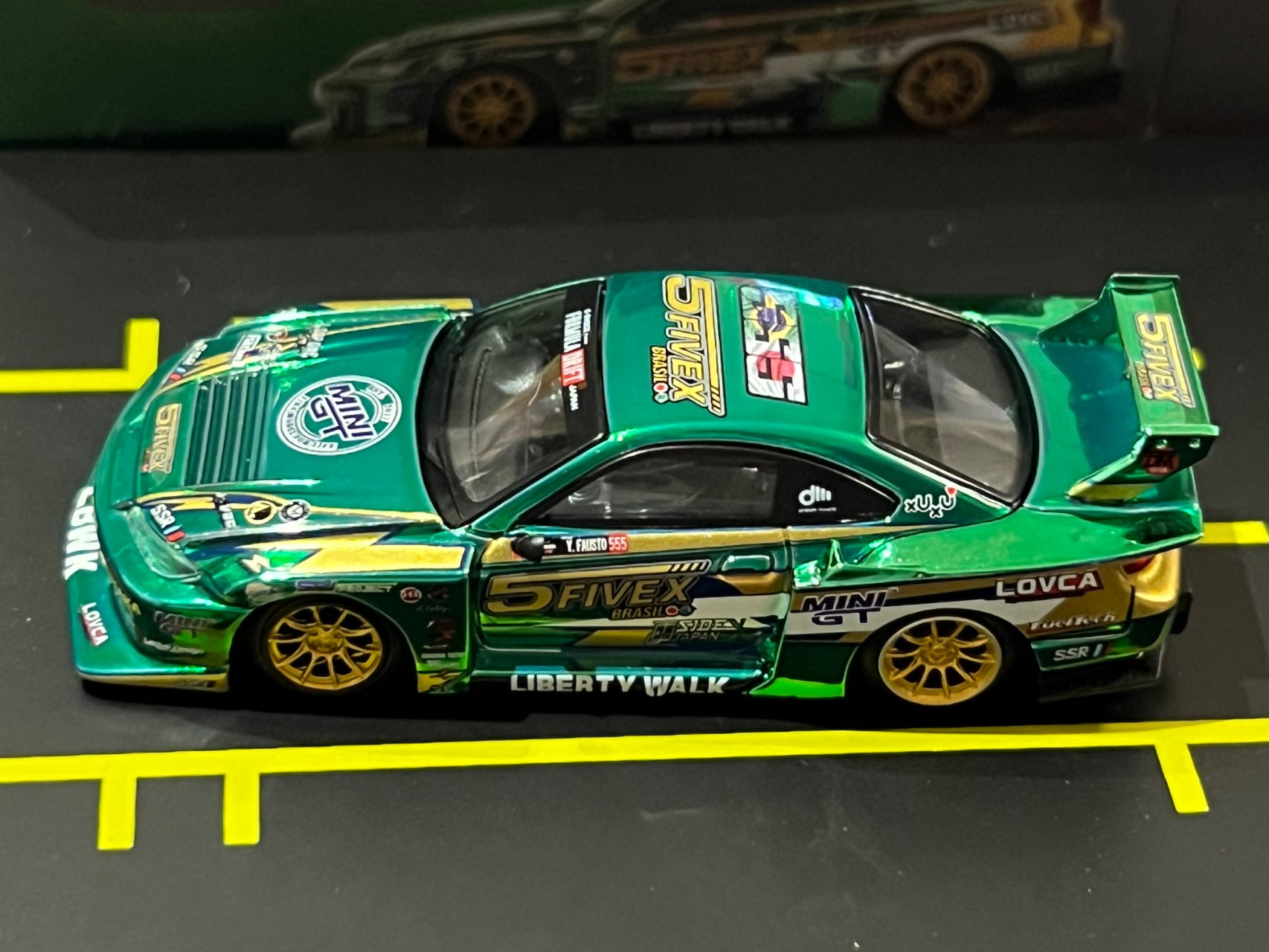 MINI GT 858 日産シルビア S15　LBWK 限定2024 1/64 Nissan LB-Super Silhouette シルビア S15 2024 LBWK