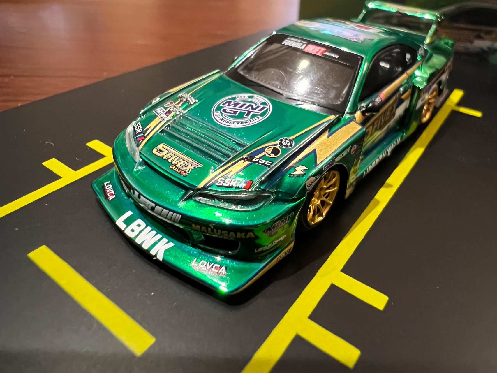 MINI GT 858 日産シルビア S15　LBWK 限定2024 1/64 Nissan LB-Super Silhouette シルビア S15 2024 LBWK