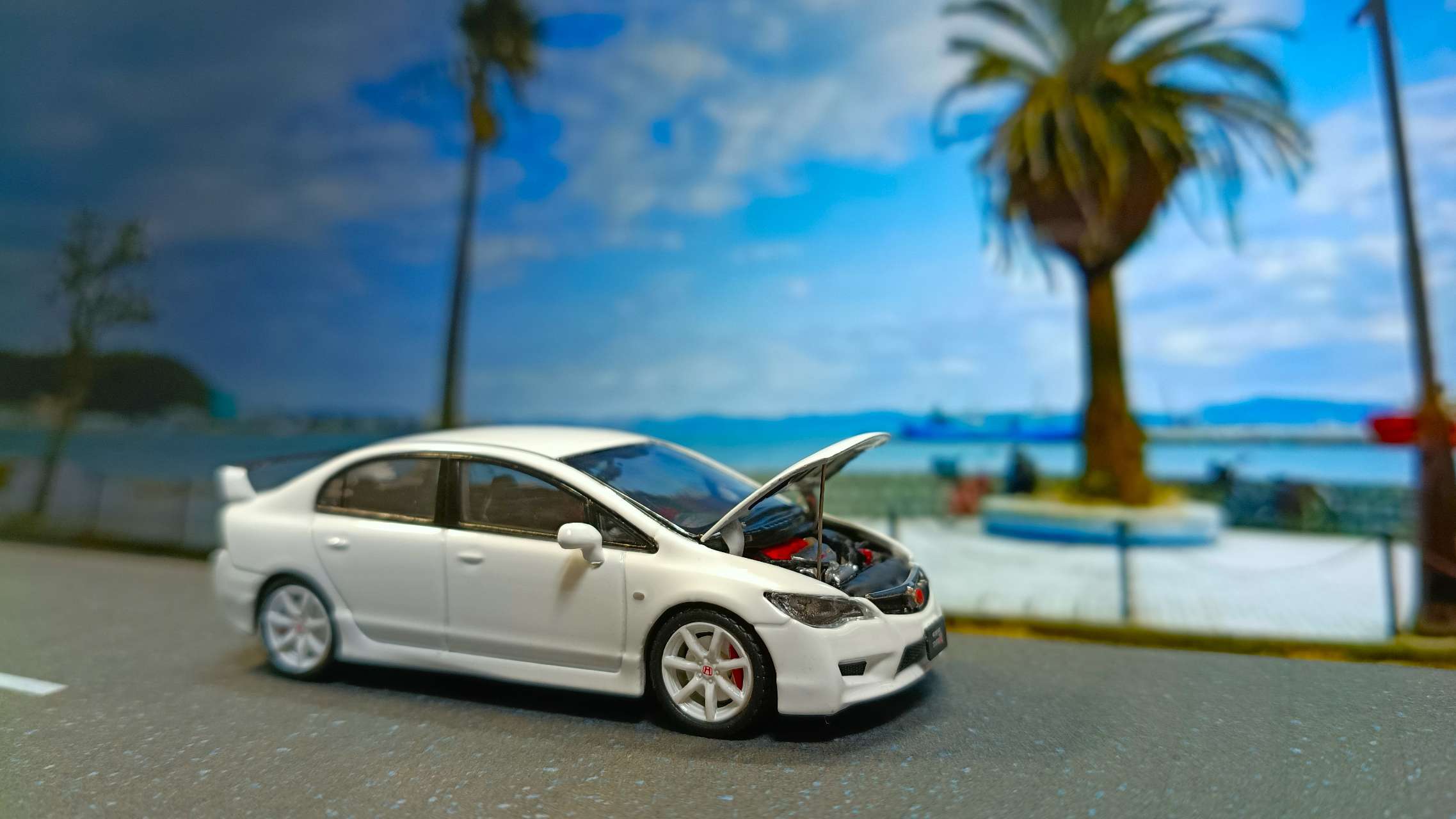 1/64 ホンダ シビック タイプR（FD2） チャンピオンホワイト【C33322