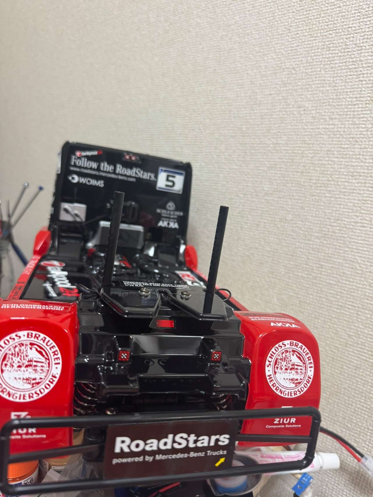 RC メルセデスベンツ  トレーラー 1/14 電動RC組立キット トレーラーヘッド メルセデス・ベンツ