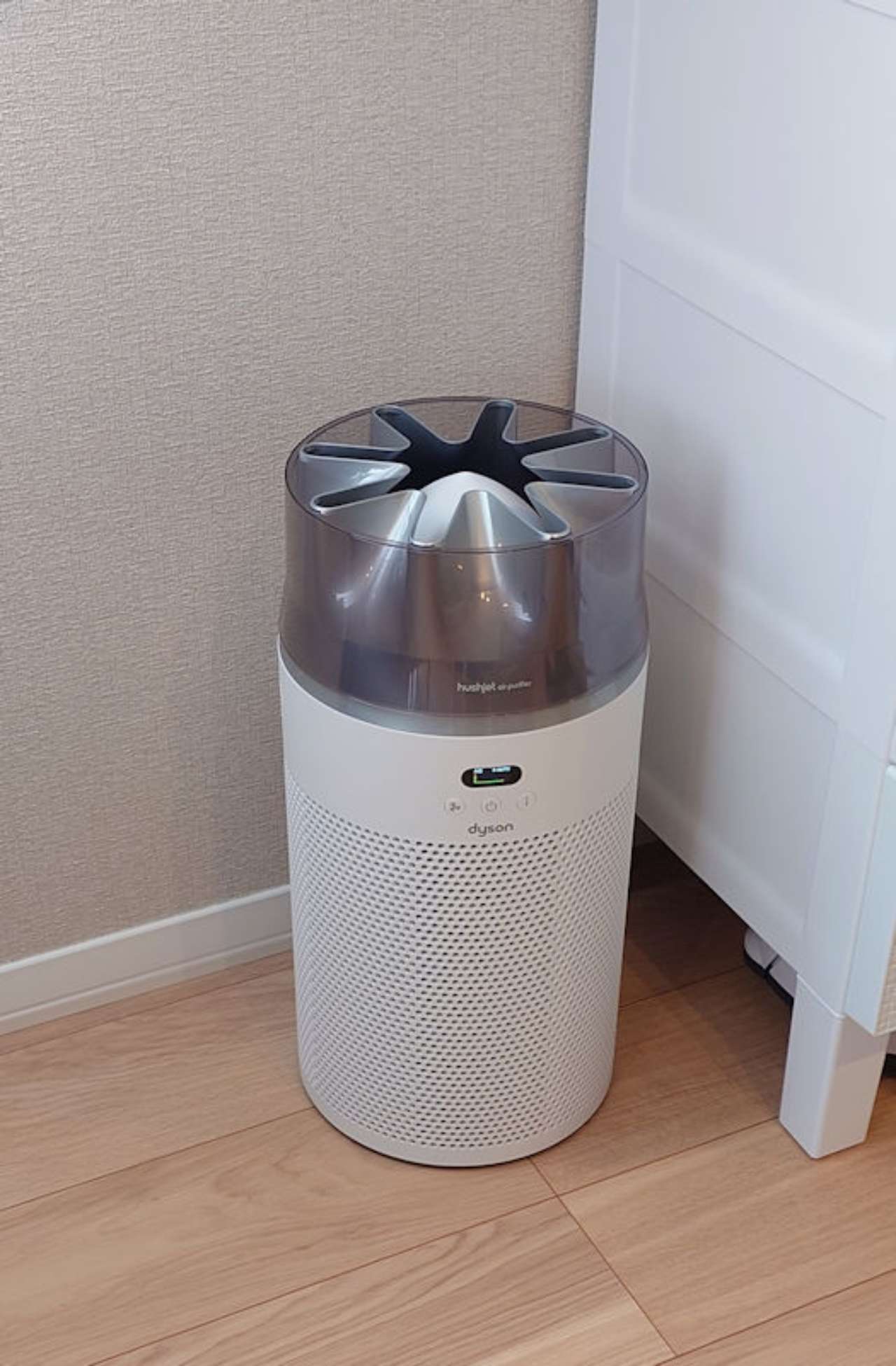 Dyson 空気清浄機 ホワイト/グレー Dyson HushJet™ shizuka 空気清浄機 ホワイト/シルバー (SP01 WS