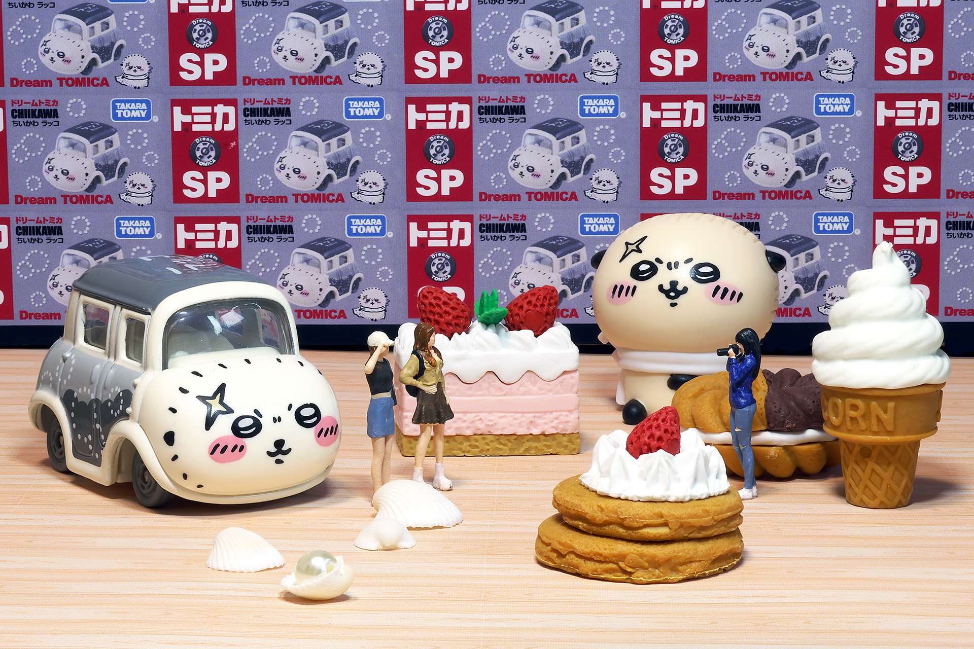 ちいかわ アイスクリームくじ うさぎ ラッコ くりまんじゅう あのこ アイス