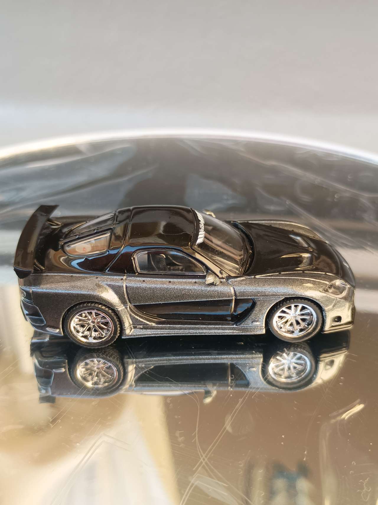 1/64 Mazda RX-7 VeilSide Fortune7 Grey metallic / Black【T64G-075
